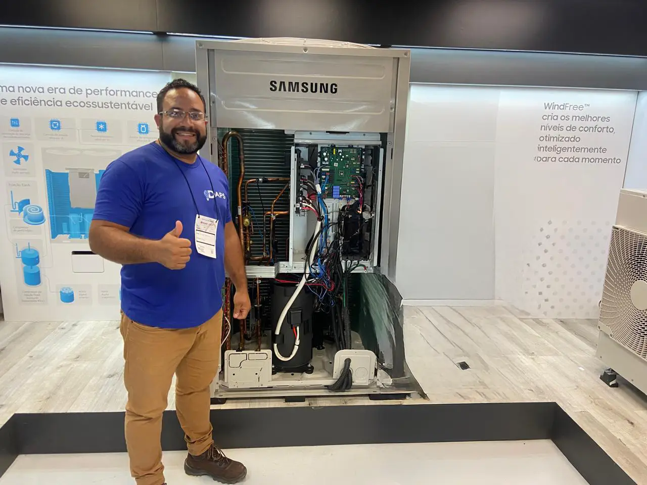 Daps Climatização Diego Paixão Silva participa de treinamento de ar condicionado