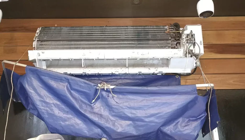 limpeza profissional de ar condicionado em campinas