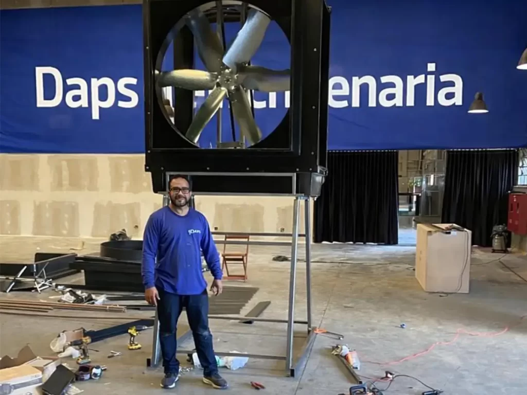 instalacao de climatizador industrial em igrejas