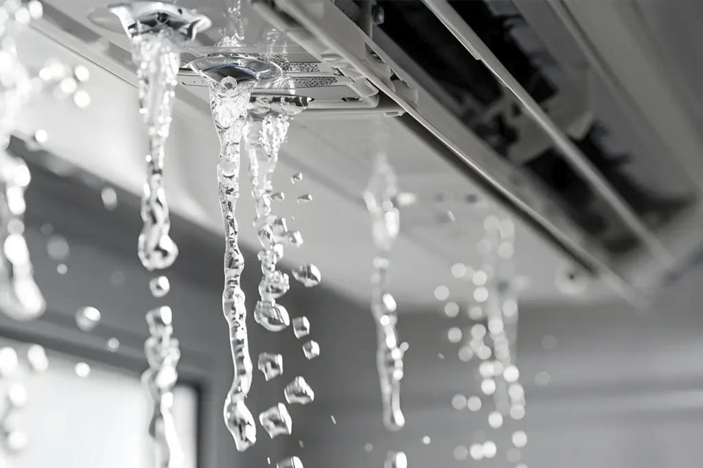 ar condicionado pingando agua