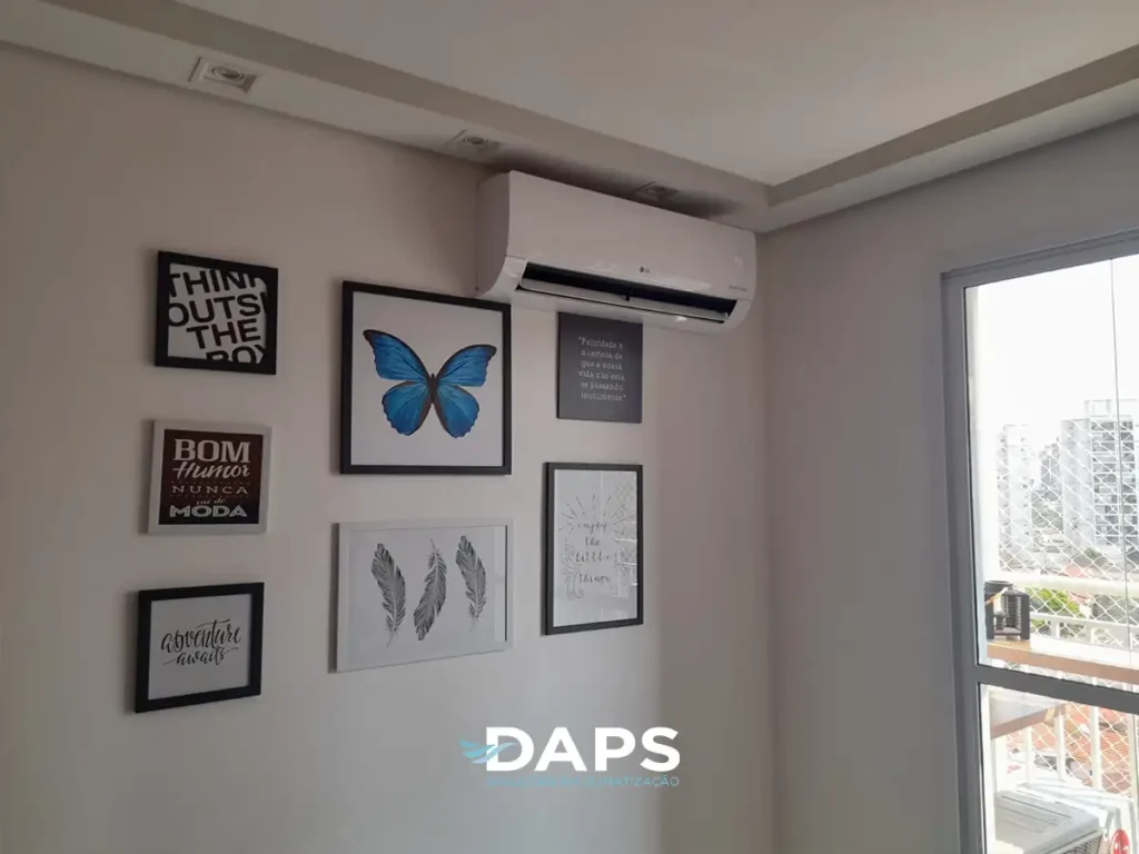 manutencao de ar condicionado na sala apartamento
